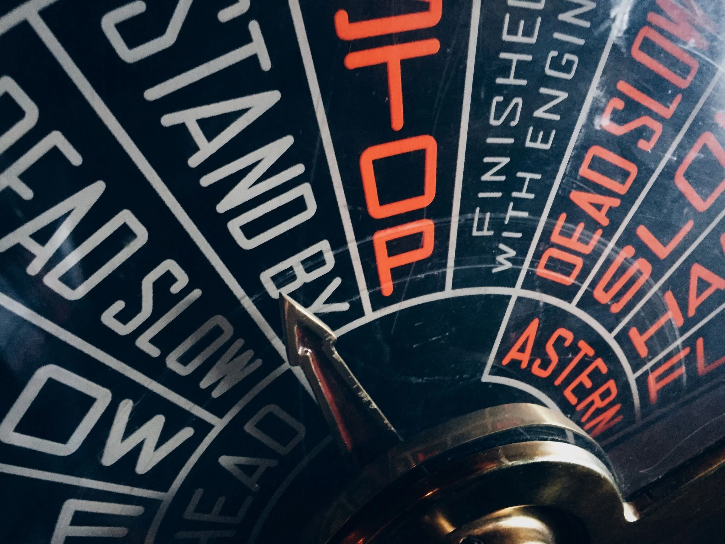 A fan of colorful signs and lettering